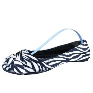 Rocket Dog Women Stripes Ballet White Fabric Sz 6.5 Medium Gently Used 2025